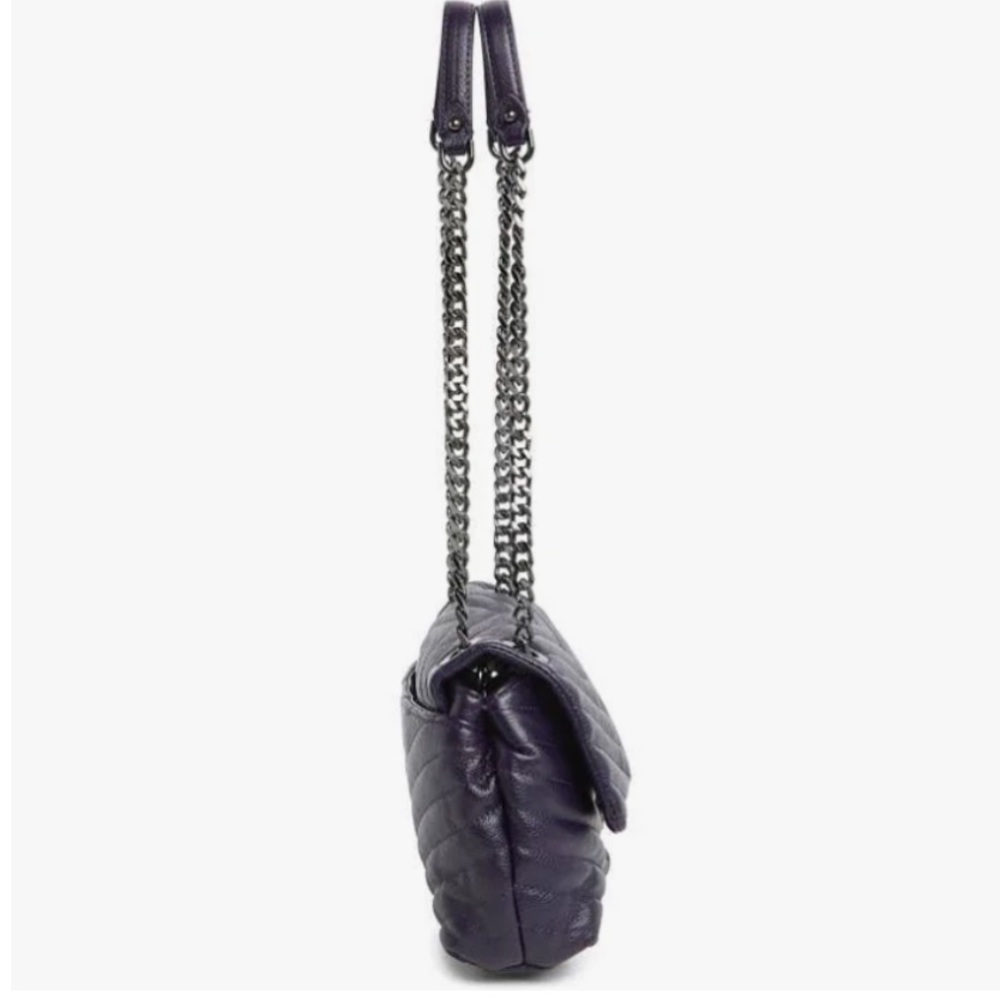 Rebecca Minkoff Edie Flap Shoulder Bag – Deep Passion Leather - Picture 6 of 8